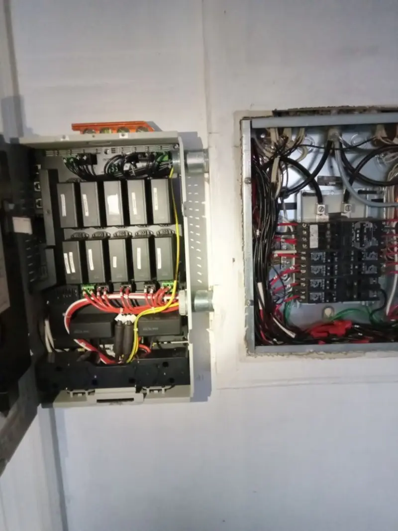 Electrical panel upgrade completed for Electrical Inspection in Page